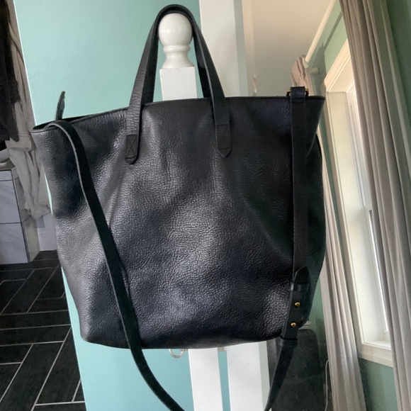 Madewell Zip-Top Transport Carryall Leather Tote - Picture 3 of 16